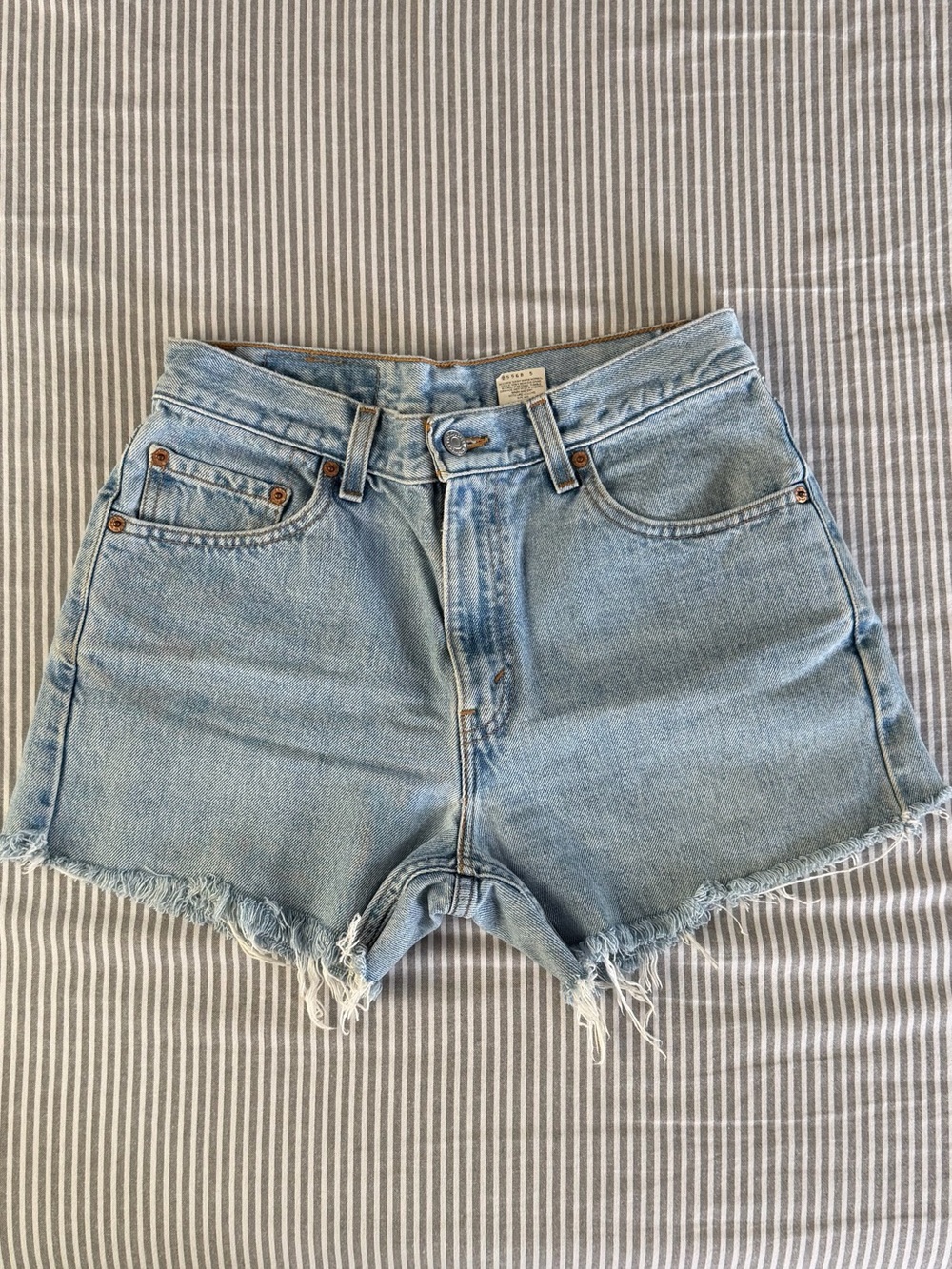 Levi’s 505 Light Blue Women’s Denim Cutoff Shorts - Originally Men’s 30x30
